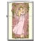 Zippo 2024 Zippo Custom Satin Chrome Nouveau Woman Pink Floral ZIP-207CI018412 - alternate 1
